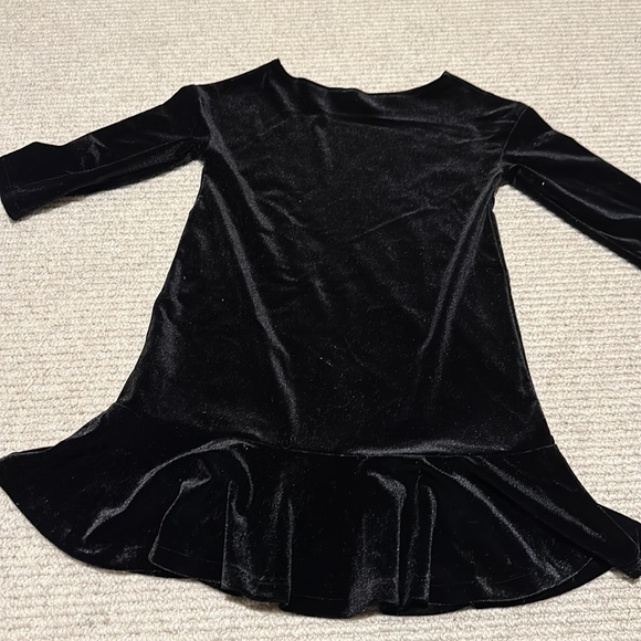 Lands End Girls Velvet dress size M (5-6) - Picture 3 of 4